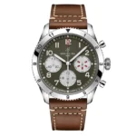 Replica Breitling Classic AVI Chronograph 42 Curtiss P-40 Warhawk Leather Strap A233802A1L1X1