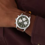 Replica Breitling Classic AVI Chronograph 42 Curtiss P-40 Warhawk Leather Strap A233802A1L1X1 - Image 3