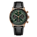 Replica Breitling Navitimer Cosmanaute 41mm Limited Edition Mens Green RB12302A1L1P1