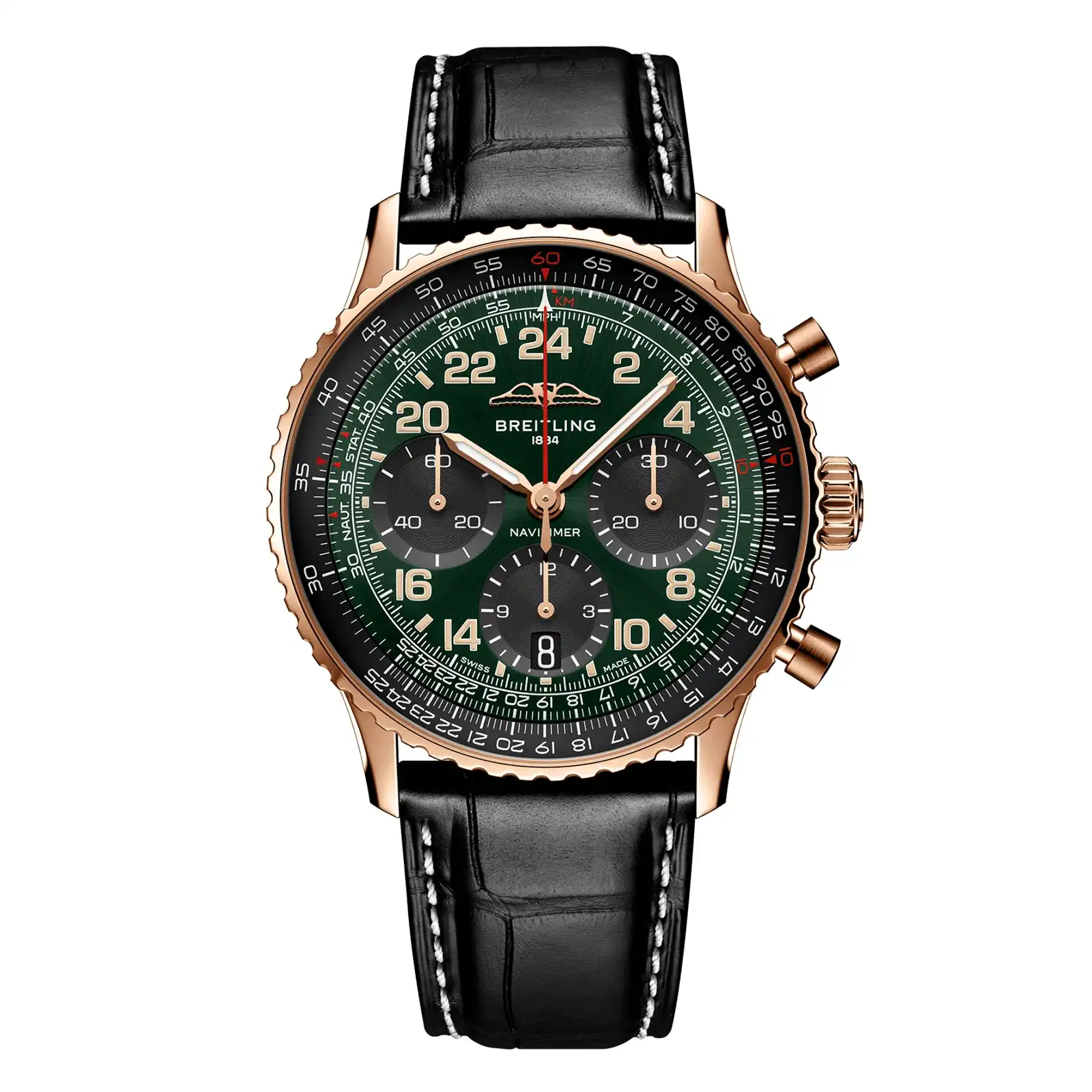 33z3kzpjpfs.webp Replica Breitling Navitimer Cosmanaute 41mm Limited Edition Mens Green RB12302A1L1P1 - Image 1