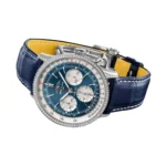 Replica Breitling Navitimer Chronograph 41mm Mens White Eyed Blue Dial AB0139631C1P1 - Image 3