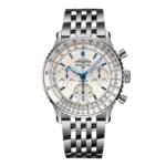 Replica Breitling Navitimer Chronograph 41mm Mens White AB0139A71G1A1