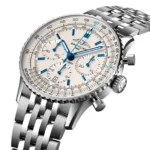Replica Breitling Navitimer Chronograph 41mm Mens White AB0139A71G1A1 - Image 2