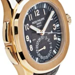 Replica Patek Philippe Aquanaut 5164R-001 'Travel Time Tiffany u0026 Co.' Rose Gold Brown Dial - Image 4