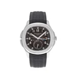 Replica Patek Philippe Aquanaut 5164A-001 Travel Time Stainless Steel Black Dial (2013)