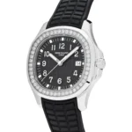 Replica Patek Philippe Aquanaut Luce 5267/200A-001 Black Dial Diamond Bezel - Image 3