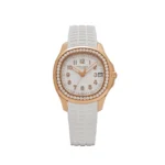 Replica Patek Philippe Aquanaut Luce 5268/200R-001 Rose Gold Diamond Bezel White Dial