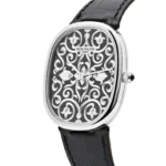 Replica Patek Philippe Golden Ellipse 5738/51G-001 White Gold Engraved Dial - Image 4