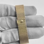 Replica Patek Philippe Ellipse Vintage Yellow Gold Black Onyx Dial Diamond Bezel - Image 11