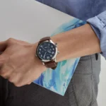 Replica Patek Philippe Calatrava 5524G-001 'Pilot' Travel Time White Gold - Image 2