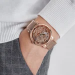 Replica Patek Philippe Calatrava Complications 5180/1R-001 Rose Gold Skeleton Dial - Image 2