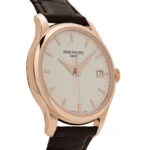 Replica Patek Philippe Calatrava 5227R-001 Date Rose Gold Ivory Dial - Image 3