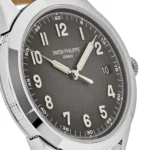 Replica Patek Philippe Calatrava 5226G-001 White Gold Charcoal Dial Date - Image 5