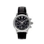 Replica Patek Philippe Grand Complications 5204P-011 Perpetual Calendar Chronograph Platinum Black Dial