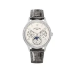 Replica Patek Philippe Grand Complications 7140G-001 Perpetual Calendar Diamond Bezel Cream Dial