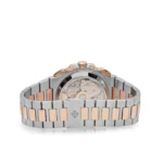 Replica Patek Philippe Nautilus 5980/1AR-001 Chronograph Stainless Steel Rose Gold Blue Dial - Image 6