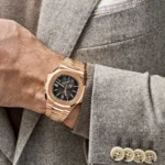 Replica Patek Philippe Nautilus 5980/1R-001 Chronograph Date Rose Gold - Image 2
