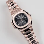 Replica Patek Philippe Nautilus 5980/1R-001 Chronograph Date Rose Gold - Image 3