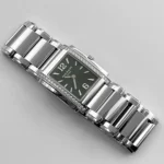 Replica Patek Philippe Twenty-4 4910/1200A-011 'Ladies' Stainless Steel Green Diamond Dial Quartz - Image 2