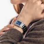 Replica Patek Philippe Twenty-4 4910/1200A-001 'Ladies' Quartz Blue Dial Diamond Bezel - Image 2