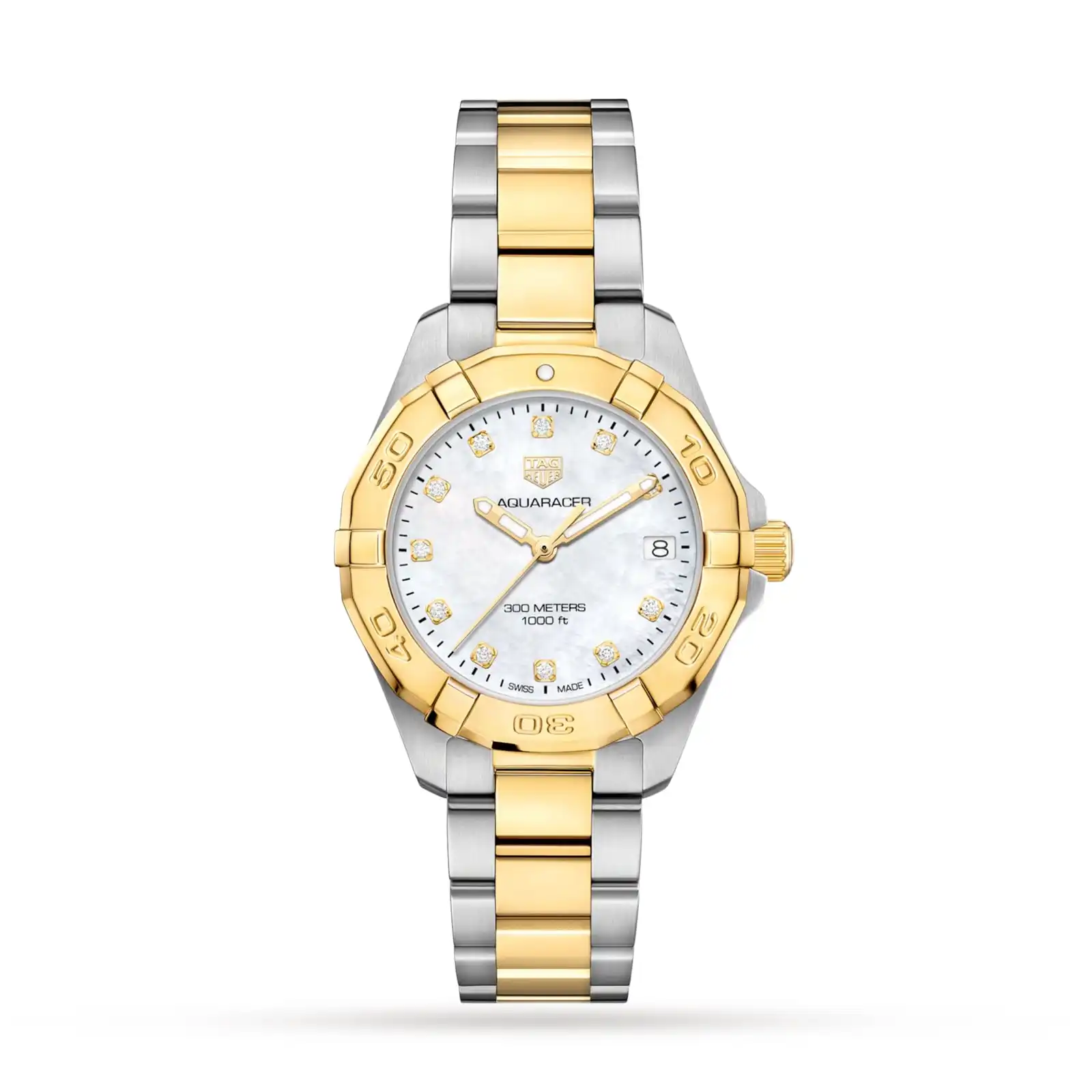 vrv4ou3xql2.webp TAG Heuer Aquaracer 300 Quartz 32mm Ladies Replica Diamond Dot WBD1322.BB0320 - Image 1