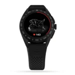 TAG Heuer Connected Calibre E4 45mm - 2022 - Titanium Case - Black Rubber Strap Smart Replica SBR8A80.BT6261 - Image 2