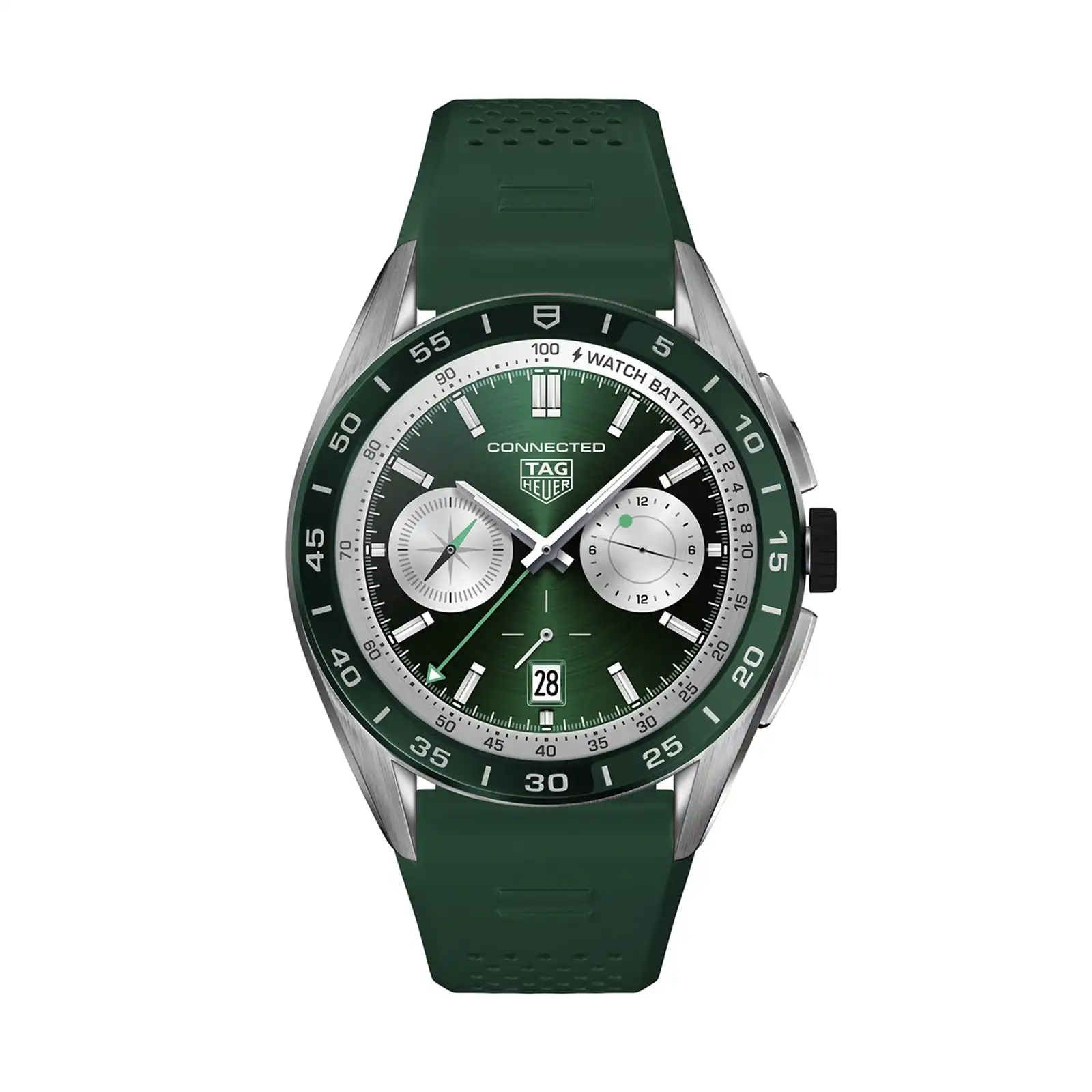 kwimtbnfw0k.webp TAG Heuer Connected 45mm Mens Replica Green SBR8A14.BT6317 - Image 1