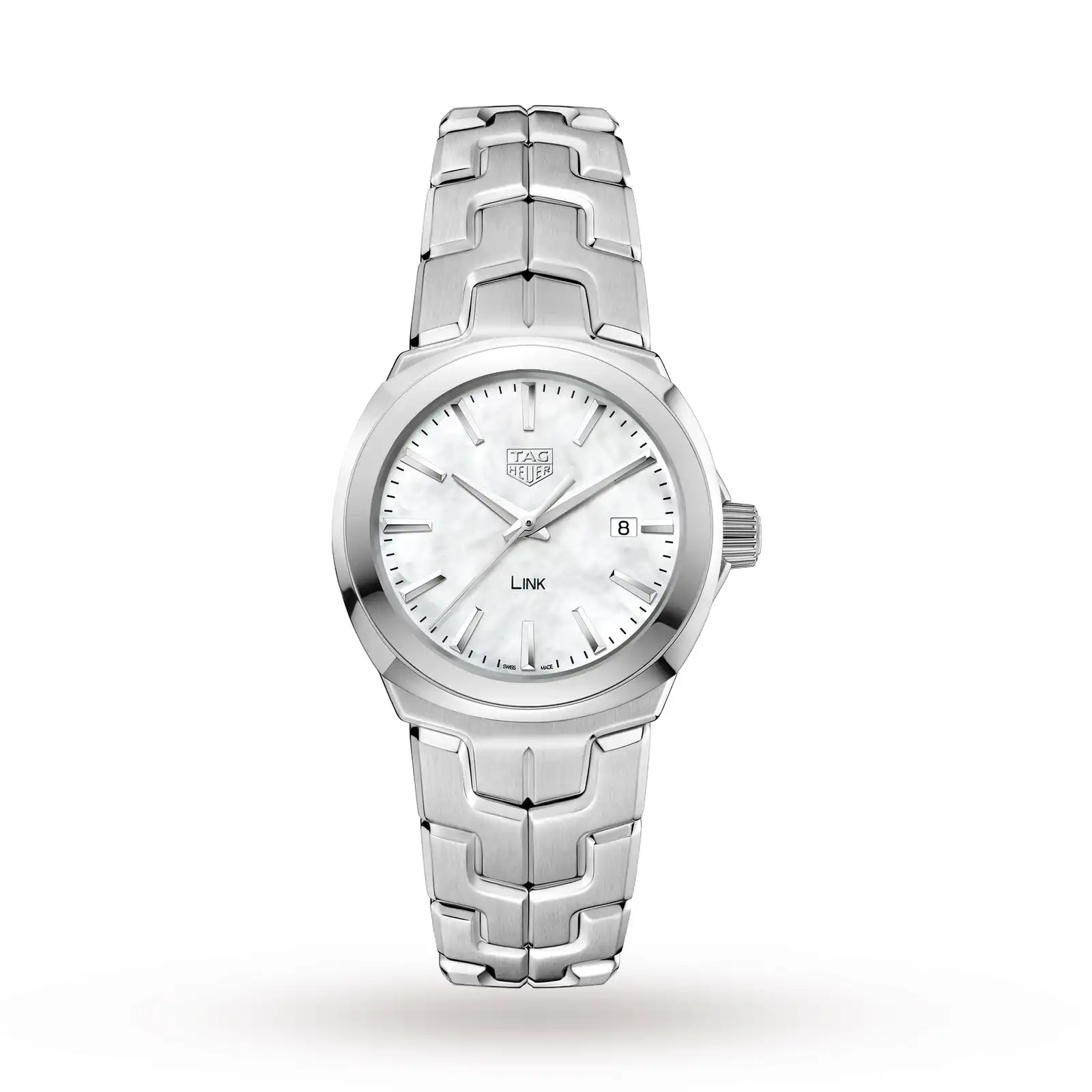 nyqhkqsi2pi.webp TAG Heuer Link Quartz Date Mother Of Pearl 32mm Ladies Replica WBC1310.BA0600 - Image 1