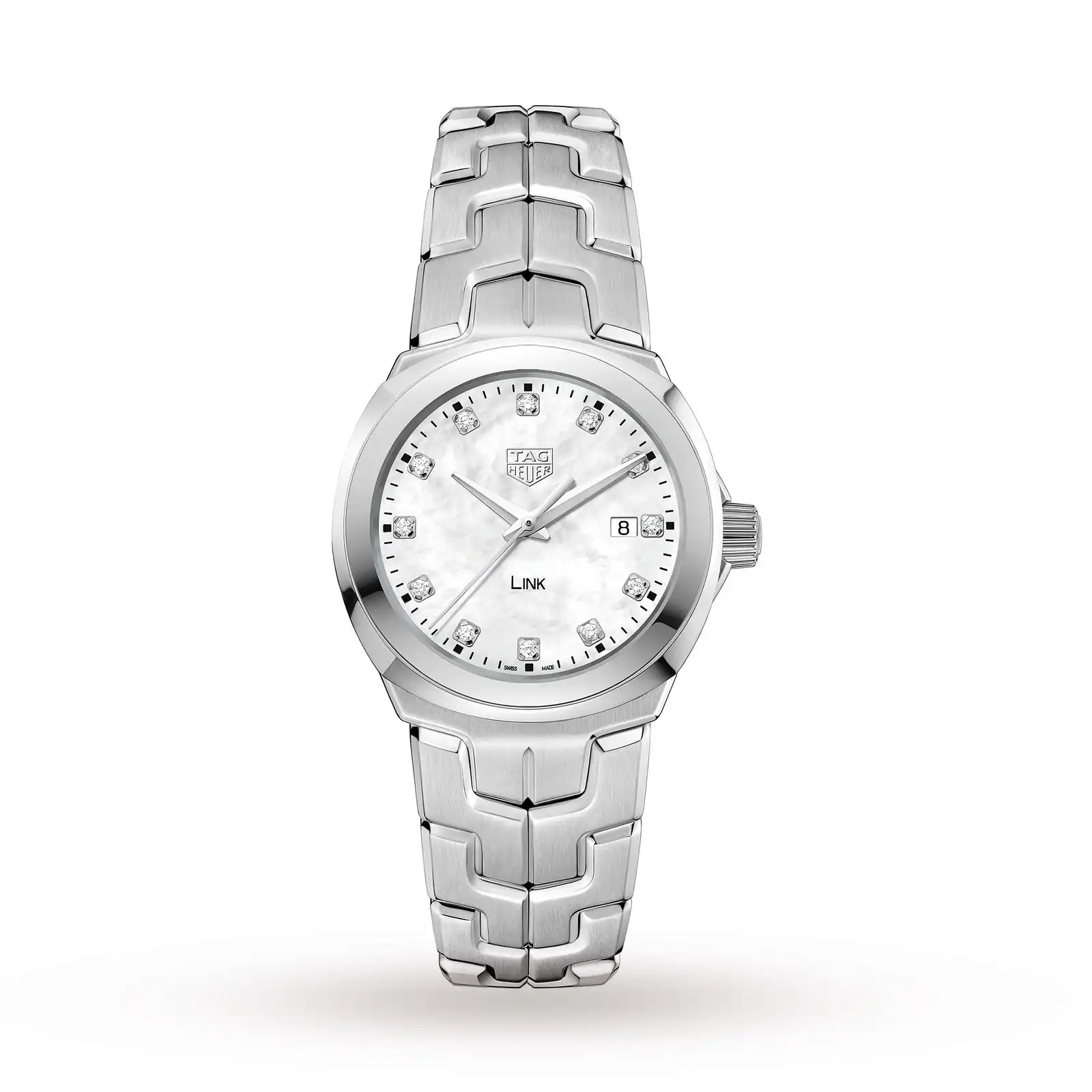 2nmqc22zqhi.webp TAG Heuer Link Quartz Date Mother Of Pearl 32mm Ladies Replica WBC1312.BA0600 - Image 1