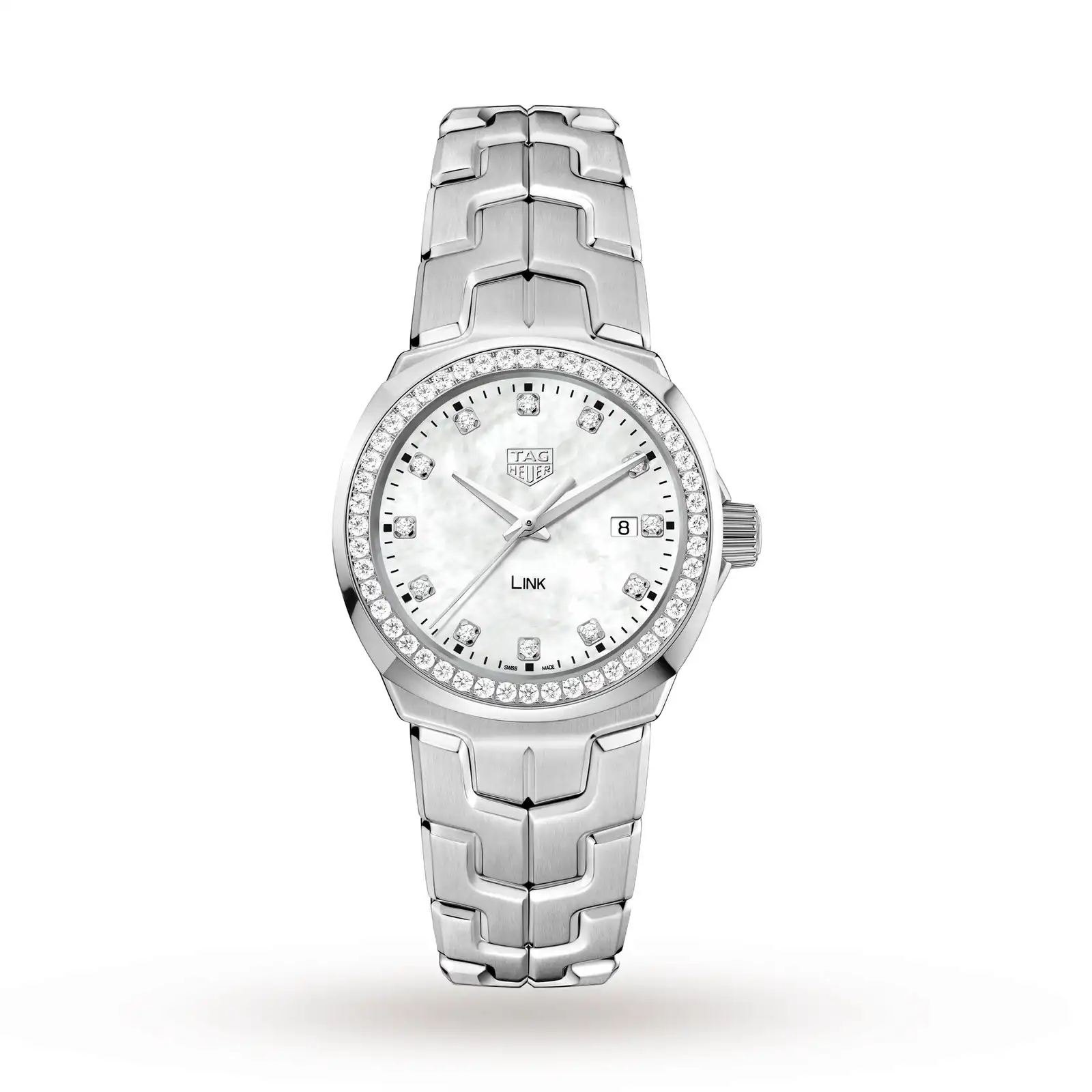 ccufqihdkci.webp TAG Heuer Link 32mm Diamond Bezel Ladies Replica WBC1316.BA0600 - Image 1