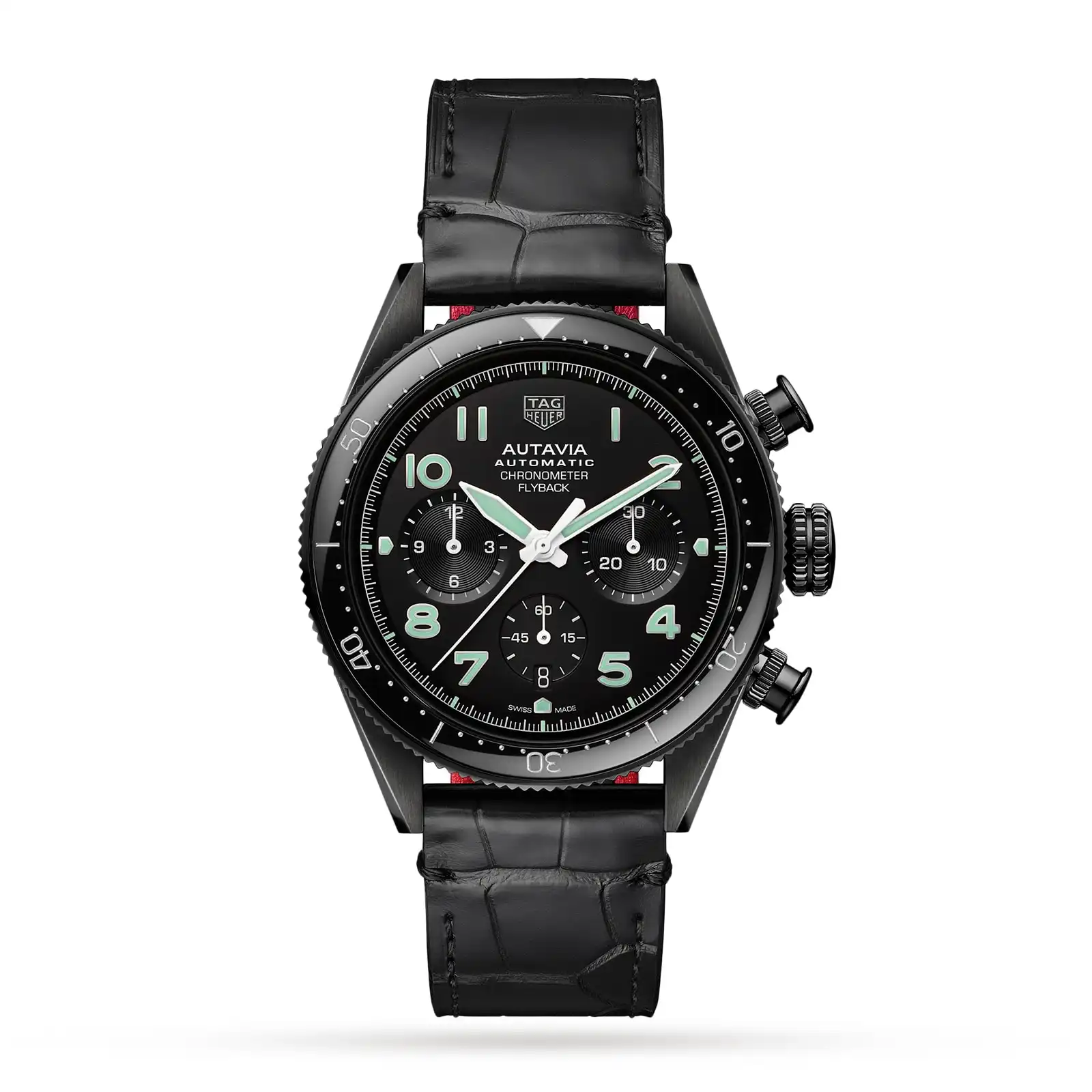 ijedui0fgjd.webp TAG Heuer AUTAVIA 60th Anniversary Flyback Chronograph 42mm CBE511C.FC8280 - Image 1