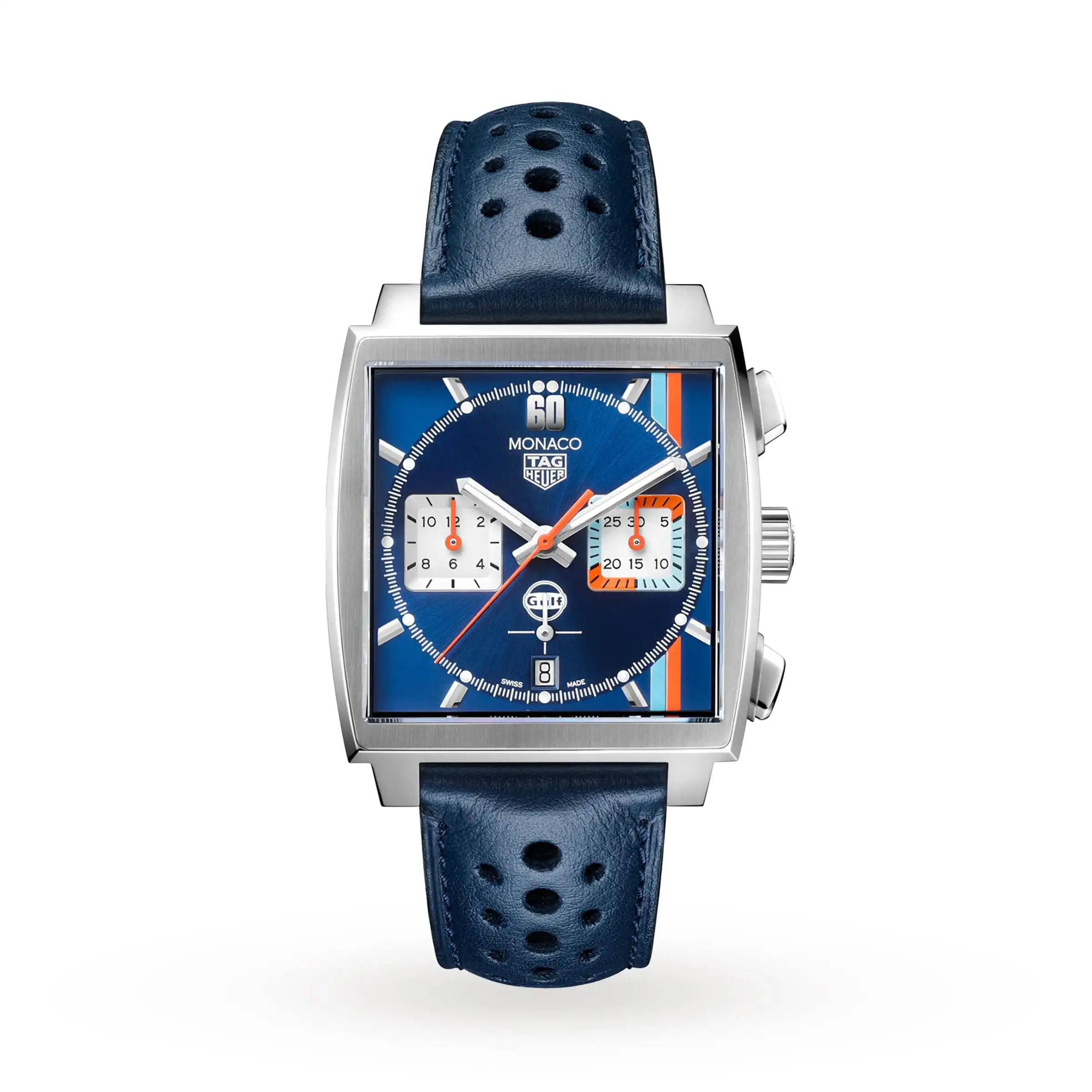 5a15k44hobh.webp TAG Heuer Monaco Gulf Special Edition 39mm Mens Replica CBL2115.FC6494 - Image 1