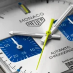 TAG Heuer Monaco Chronograph Racing Blue Limited Edition 39mm Mens Replica Silver CAW218C.FC6548 - Image 3