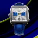 TAG Heuer Monaco Chronograph Racing Blue Limited Edition 39mm Mens Replica Silver CAW218C.FC6548 - Image 8