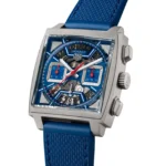 TAG Heuer Monaco Chronograph 39mm Mens Replica Titanium Blue CBL2182.FT6235 - Image 2