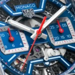 TAG Heuer Monaco Chronograph 39mm Mens Replica Titanium Blue CBL2182.FT6235 - Image 3