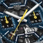 TAG Heuer Monaco Skeleton 39mm Mens Replica Blue CBL2188.FT6261 - Image 4