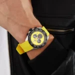 TAG Heuer Formula 1 Quartz Chronograph 200M 43mm Mens Replica Yellow Rubber CAZ101AM.FT8054 - Image 8