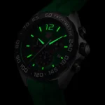 TAG Heuer Formula 1 Quartz Chronograph 200M 43mm Mens Replica Green Rubber CAZ101AP.FT8056 - Image 7