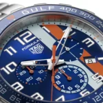 TAG Heuer Formula 1 Chronograph X Gulf 43mm Mens Replica CAZ101AT.BA0842 - Image 4