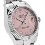 Rolex Datejust Replica 278274 'Ladies' Stainless Steel Pink Diamond Dial - Image 5