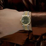Rolex Datejust Replica 278273 'Ladies' Yellow Gold Stainless Steel Green Dial - Image 2