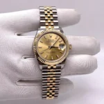 Rolex Datejust Replica 278273 Ladies Yellow Gold Stainless Steel Champagne D - Image 2