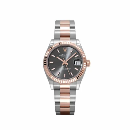 Rolex Datejust Replica 278271 'Ladies' Rose Gold Stainless Steel Slate Dial Oyster