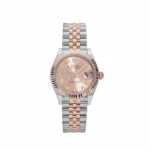 Rolex Datejust Replica 278271 'Ladies' Rose Gold Stainless Steel Roman Pink Dial Jubilee
