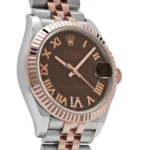 Rolex Datejust Replica 278271 'Ladies' Rose Gold Stainless Steel Roman Chocolate Dial Jubilee - Image 4