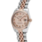 Rolex Datejust Replica 178271 'Ladies' Rose Gold Stainless Steel Sundust Dial - Image 3