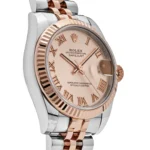 Rolex Datejust Replica 178271 'Ladies' Rose Gold Stainless Steel Sundust Dial - Image 4