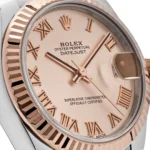 Rolex Datejust Replica 178271 'Ladies' Rose Gold Stainless Steel Sundust Dial - Image 5