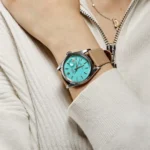 Rolex Datejust Replica 16014 Stainless Steel Aftermarket Turquoise Dial - Image 2